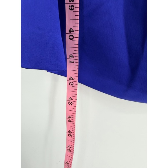 Ramy Brook Lisa Strapless Cowl Neck Draped Midi Dress Cobalt Blue Size 10 NEW - Picture 8 of 13